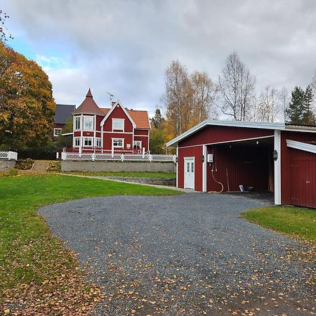 Romme Stugby Hotel Borlange Bagian luar foto