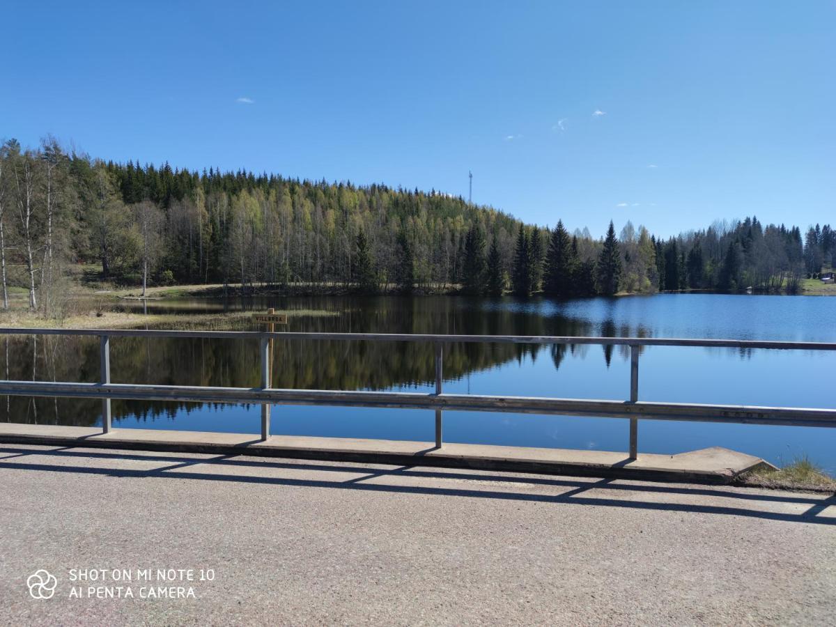 Romme Stugby Hotel Borlange Bagian luar foto